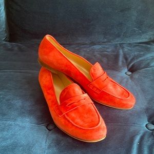 J.Crew Crimson Loafers, Sz 10